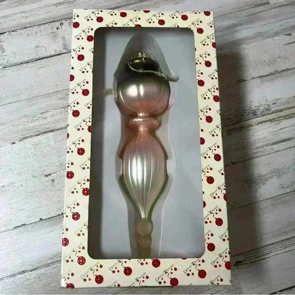 Dillard’s Trimmings Pink and Gold Christmas Ornament - Picture 6 of 6